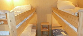Studio cabine 6 pers, balcon, parking, cuisine équipée