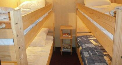 Studio cabine 6 pers, balcon, parking, cuisine équipée