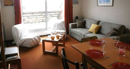 Studio cabin for 6, balcony, equipped kitchen