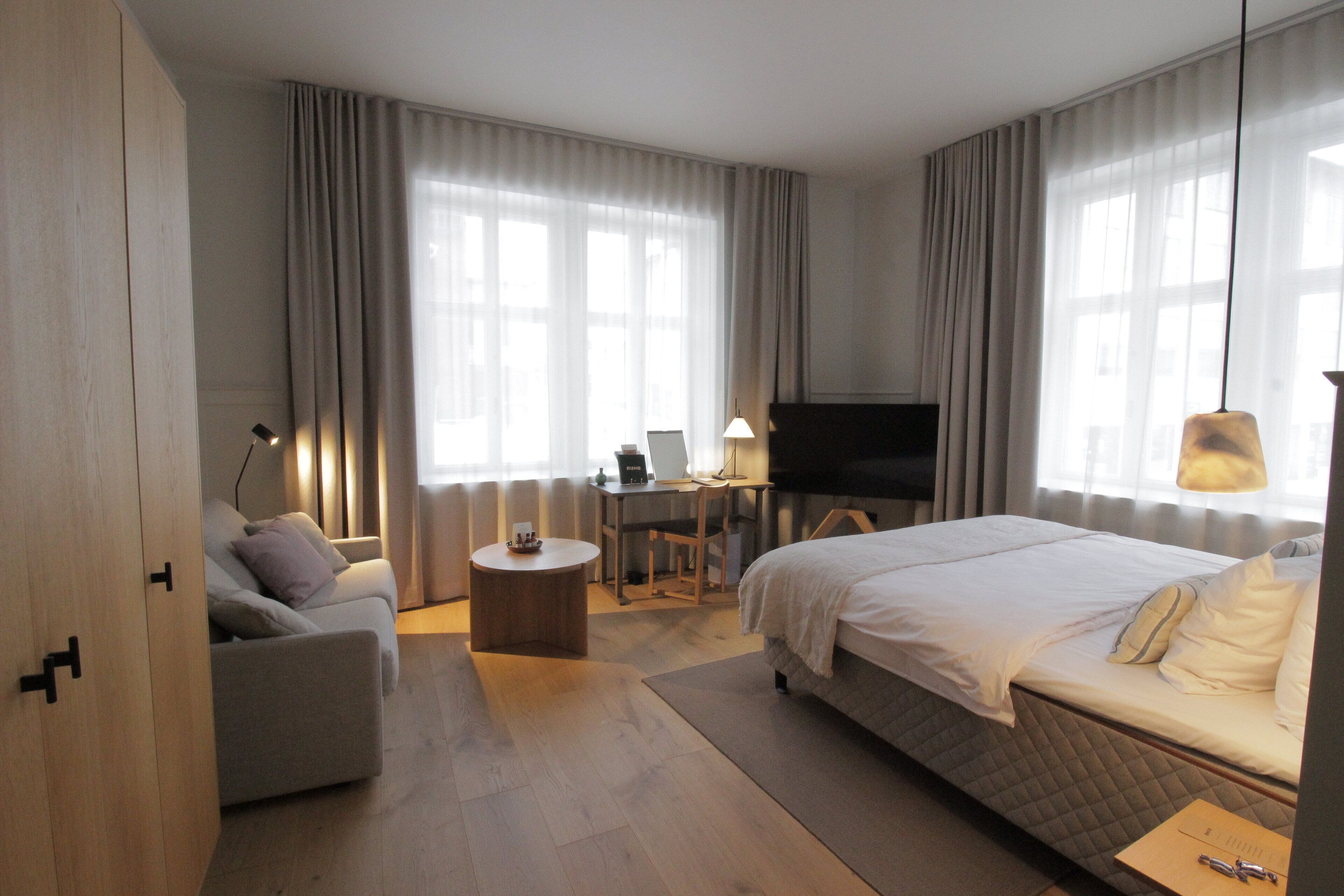 Premium bedding, pillow-top beds, individually decorated