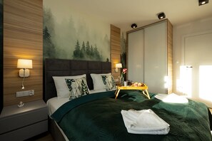 1 bedroom, iron/ironing board, WiFi, bed sheets - Stylish Apartment | Balcony, Parking and Pool Access (Kolobrzeg)