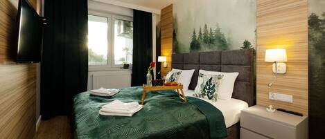 1 makuuhuone, silitysrauta/-lauta, Wi-Fi, vuodevaatteet