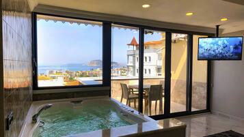 Uitzicht vanuit accommodatie