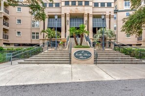 Condo, 2 Bedrooms | Property grounds - Shorenugh - Bright Villa with Rooftop Pool Next to Coligny Plaza by RedAwning (Hilton Head Island)