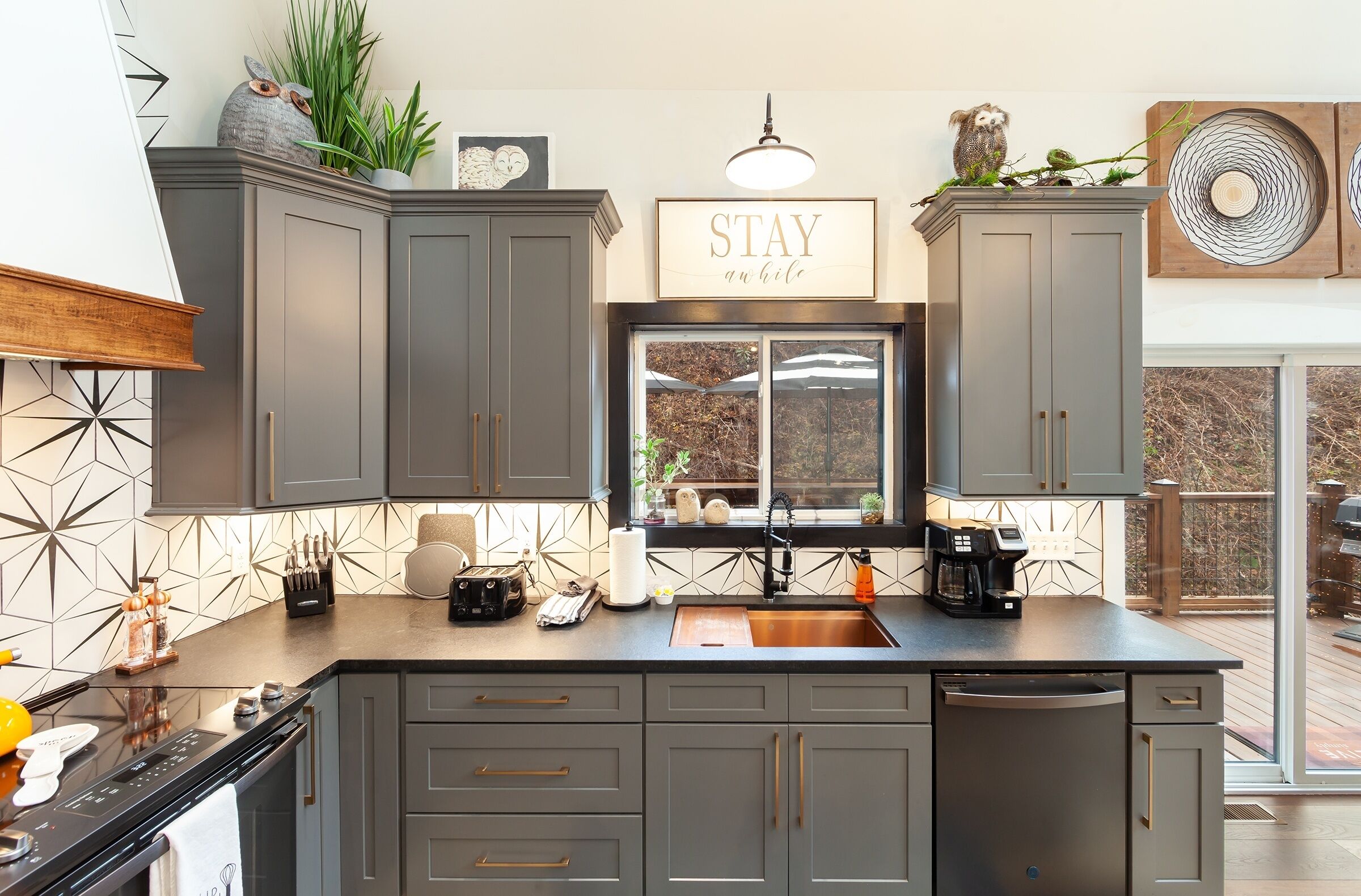 小屋, 3 间卧室 | 私人厨房 | 冰箱、烤箱、茶具/咖啡用具、烤面包机