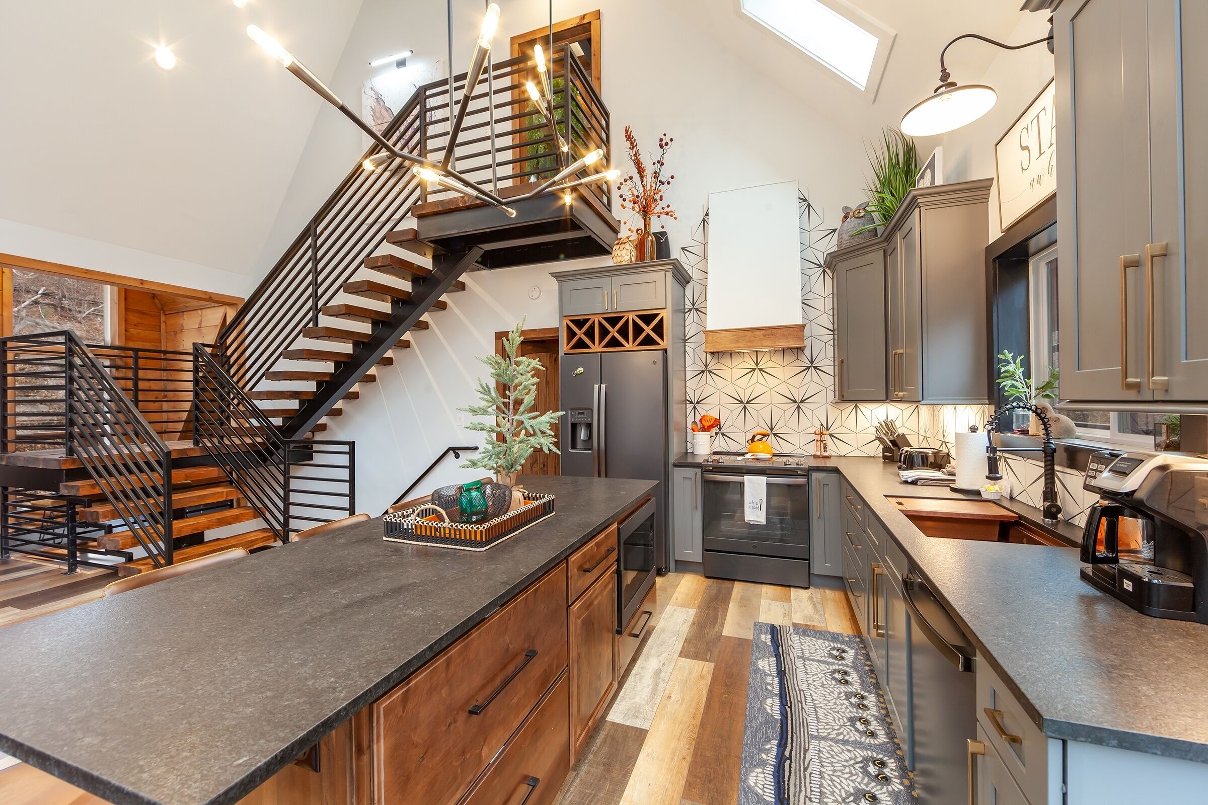 小屋, 3 间卧室 | 私人厨房 | 冰箱、烤箱、茶具/咖啡用具、烤面包机