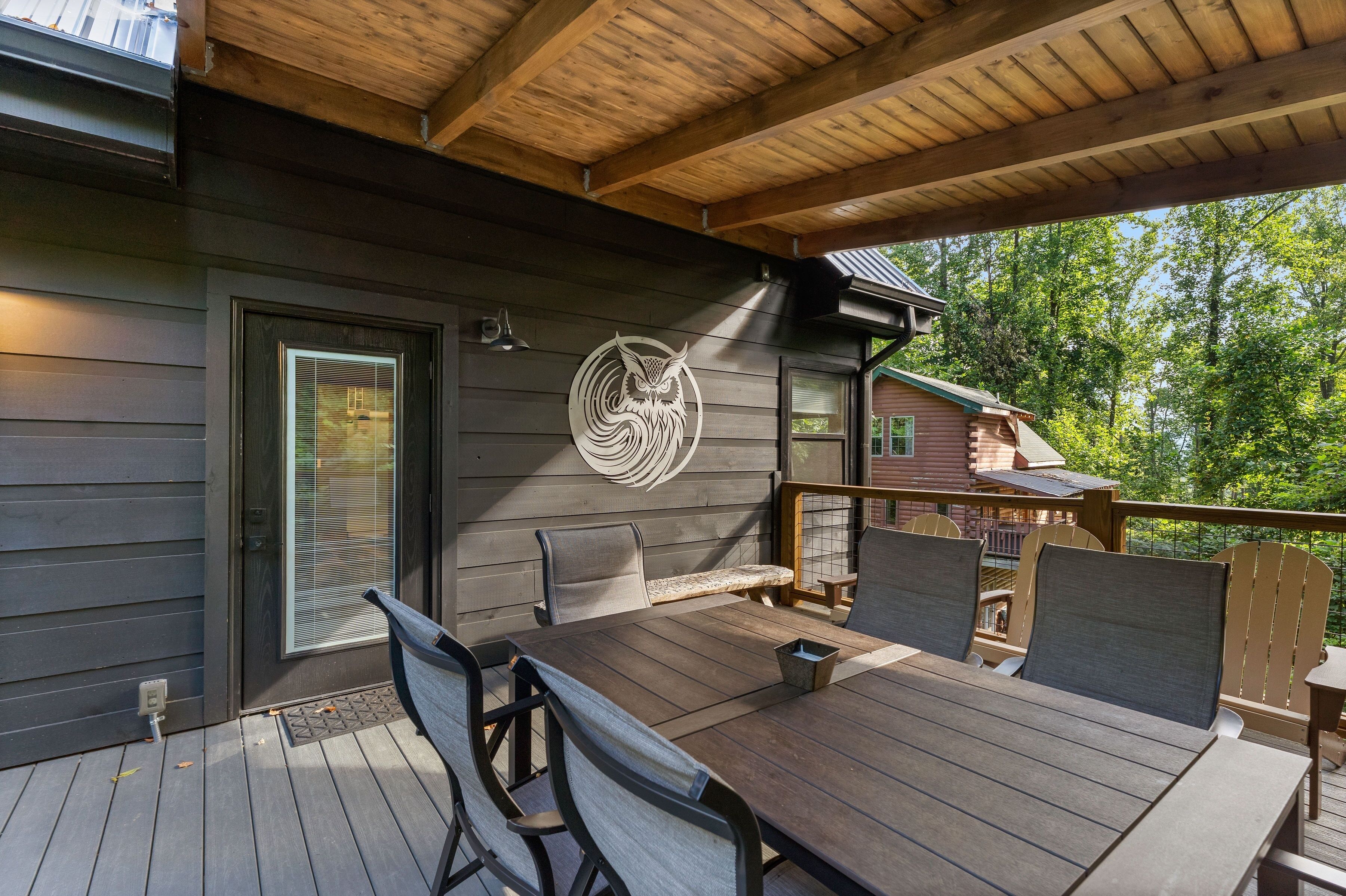 Cabin, 3 Bedrooms | Outdoor dining