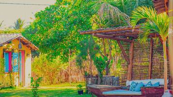 Área externa para banquete