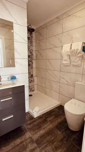 Shower, hair dryer, towels, shampoo - Lodge (Salema)