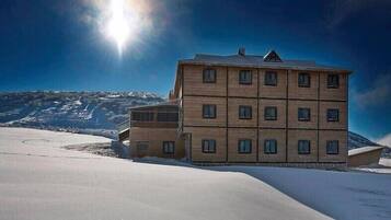 Majoituspaikan julkisivu