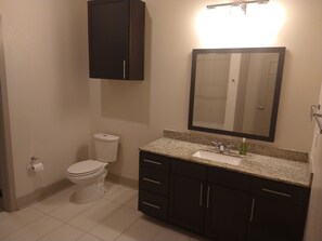 Combined shower/bathtub