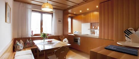 Fridge, microwave, dishwasher, electric kettle