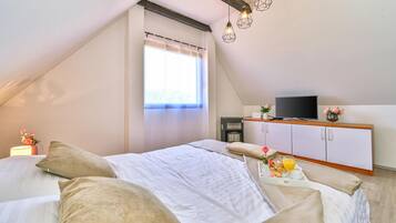 2 chambres, lit parapluie, Wi-Fi gratuit, draps fournis