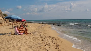 Vlak bij het strand