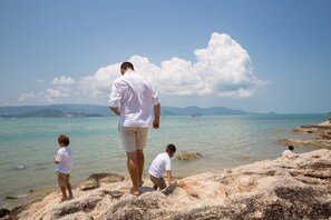 On the beach