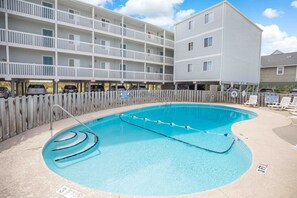 Pool - Oceanfront getaway with pool. (North Myrtle Beach)