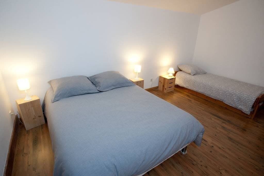 4 habitaciones, wifi y ropa de cama 