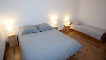 4 habitaciones, wifi y ropa de cama