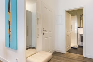 Shower, hair dryer, towels - Art your Life - Residence, Whg. 2 Adam - Art your Life - Residence Seeburg (Sylt)