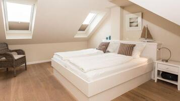 2 slaapkamers, een strijkplank/strijkijzer, wifi, beddengoed