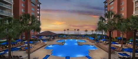Indoor pool, outdoor pool