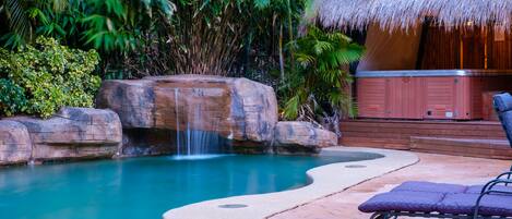 Indoor pool, outdoor pool