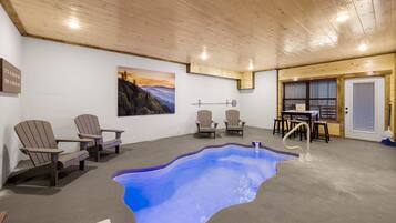 Piscine couverte, piscine chauffée