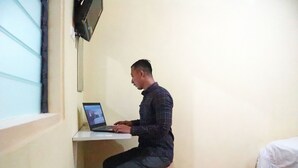 스탠다드 더블룸 | 책상, 무료 WiFi, 침대 시트
