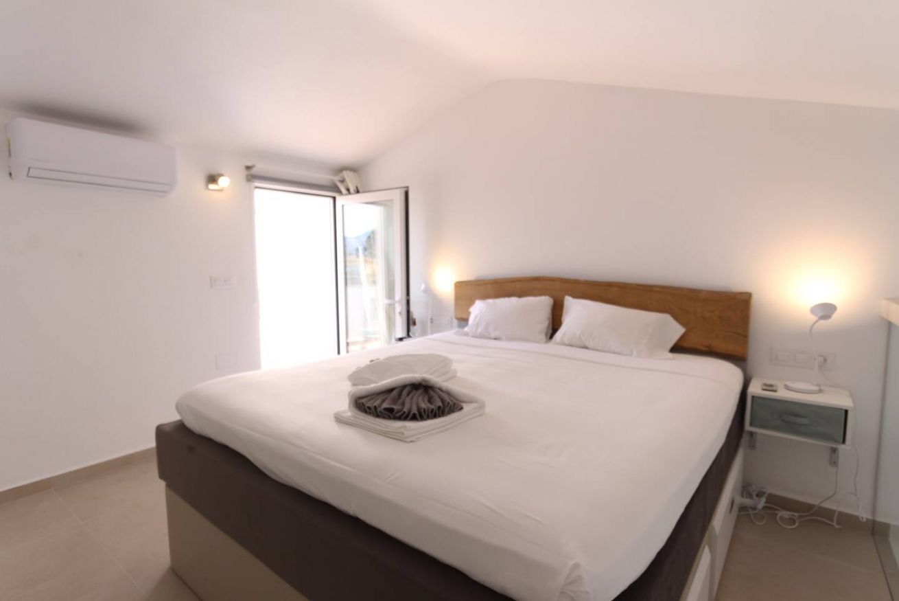 1 غرفة نوم وملاءات أسرّة