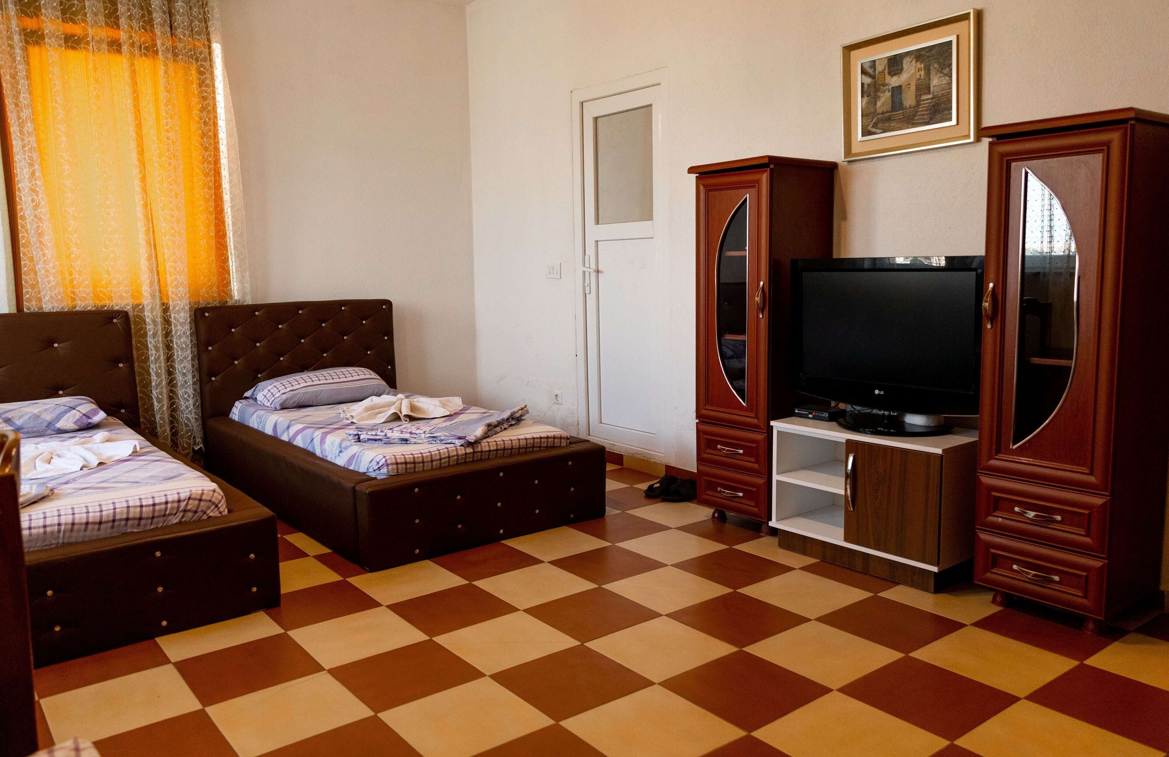 Premium bedding, desk, free WiFi, bed sheets