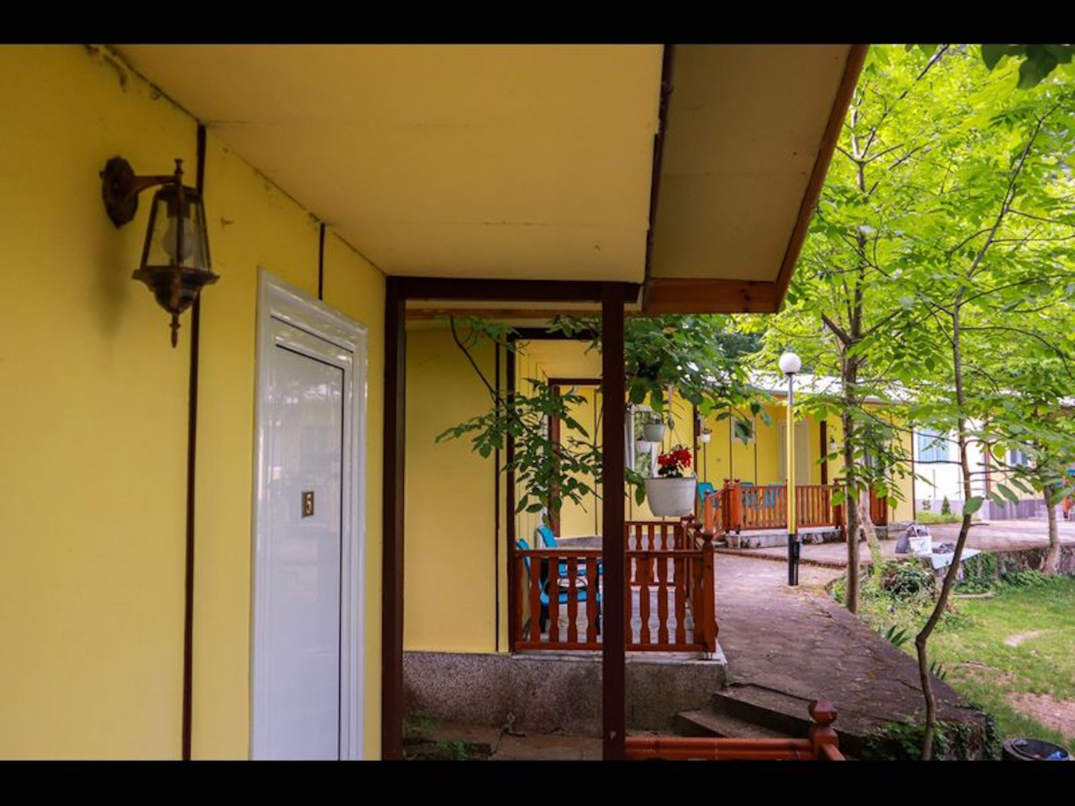 Bungalow, 1 habitación, para fumadores, balcón | Terraza o patio