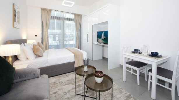 Studio, beberapa kamar, balkon, pemandangan kota | 1 kamar tidur