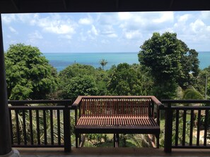 Blick von der Unterkunft