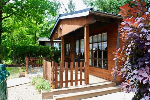 Charming Holiday Chalet Located in a Private Estate With Fenced Garden