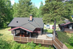Cabane, 2 chambres, balcon | Enceinte de l’hébergement