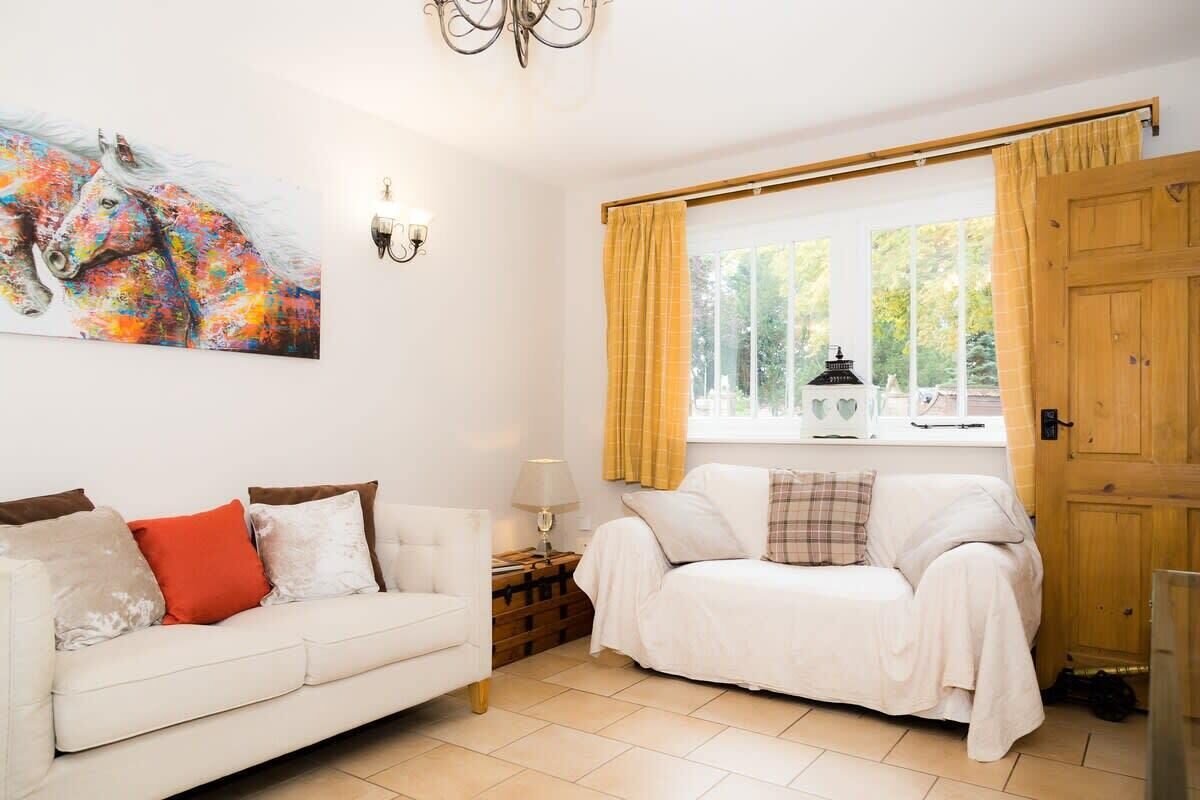 TV, fireplace, offices