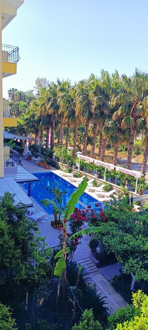 Pemandangan balkon