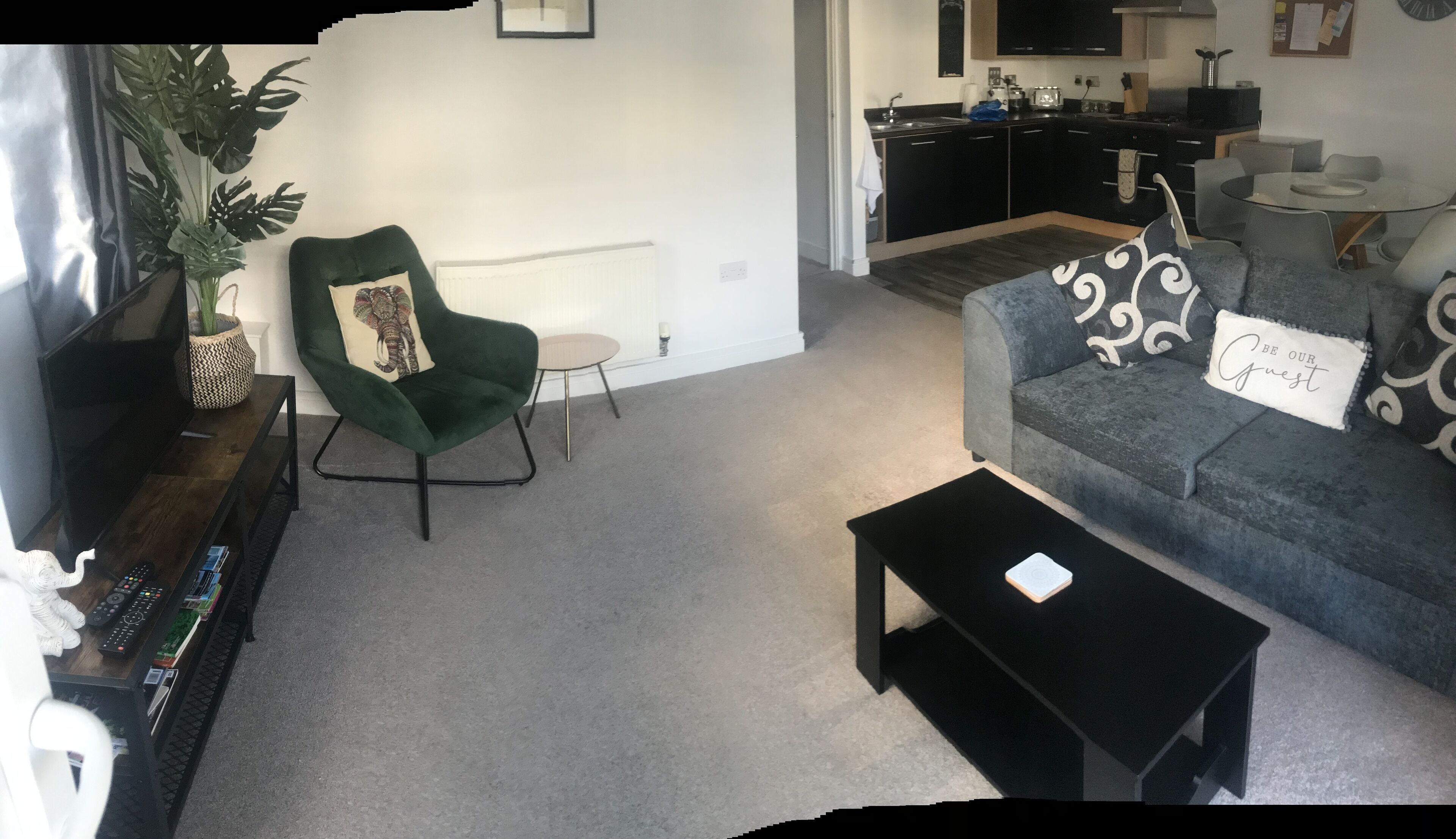 アパートメント | リビング エリア | 30 インチのテレビ (デジタル放送視聴可)