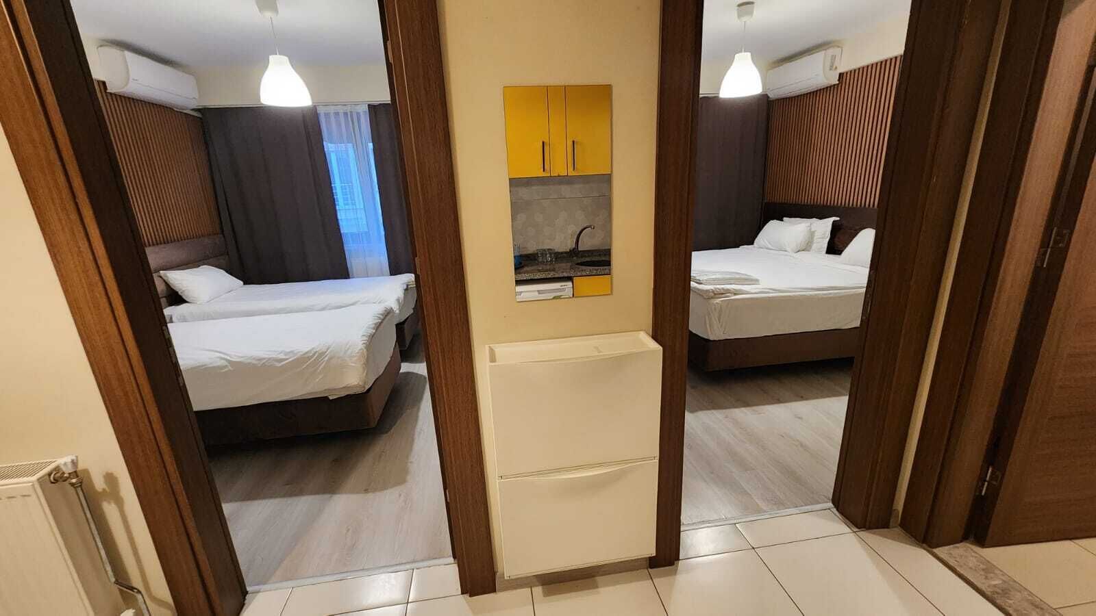 Kamar Keluarga | Minibar, meja kerja, ruang kerja ramah laptop, dan setrika/meja setrika