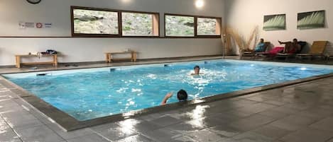 Indoor pool, a heated pool