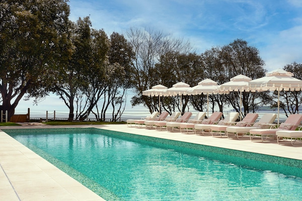 Indoor pool, outdoor pool, free cabanas, pool umbrellas