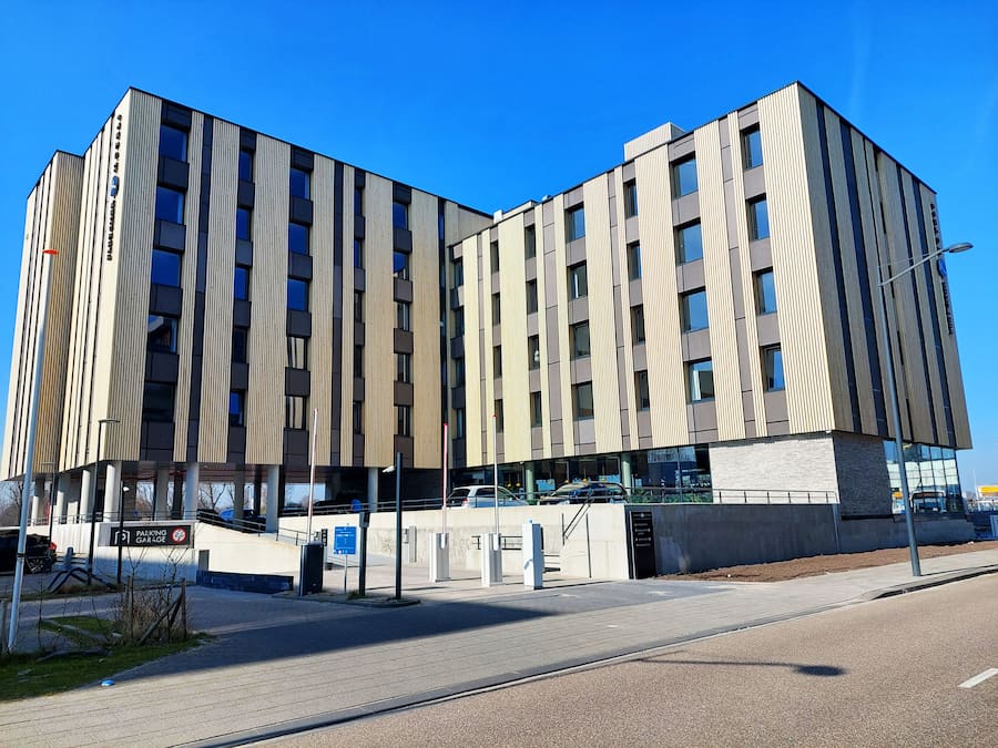 Voorkant van accommodatie