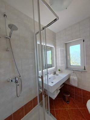 Dusche, Handtücher