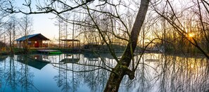 Cabin | Pool - Arcadia Safari Tent in Private 5 Acre Field (Wrexham)