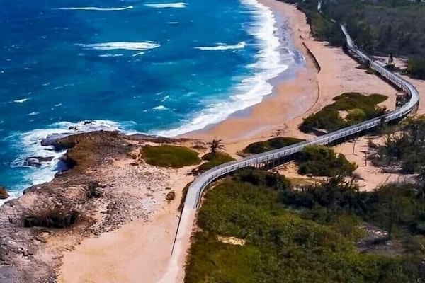 Boardwalk and Pozo de Jacinto is located behind our property.