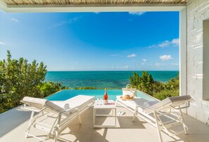 Oceanfront One Bedroom | Terrace/patio - Rock House (Providenciales)