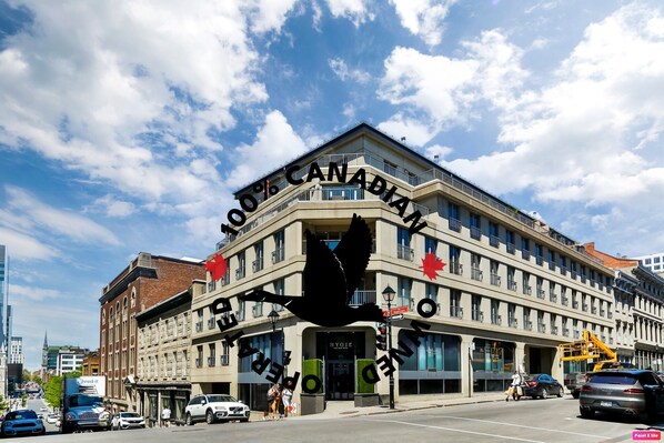 Majoituspaikan julkisivu