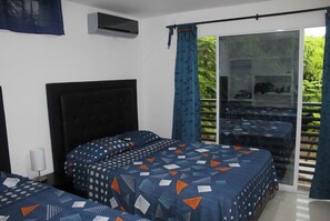 2 habitaciones, cuna de viaje, wifi gratis y ropa de cama 