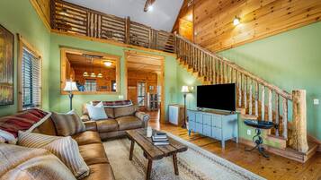 TV connectée, cheminée