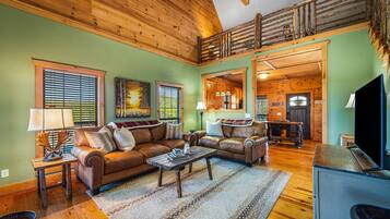 TV connectée, cheminée